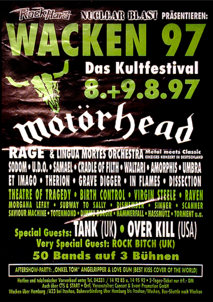 SCANNER, January 2015, Bochum, Germany Scanner WOA wacken